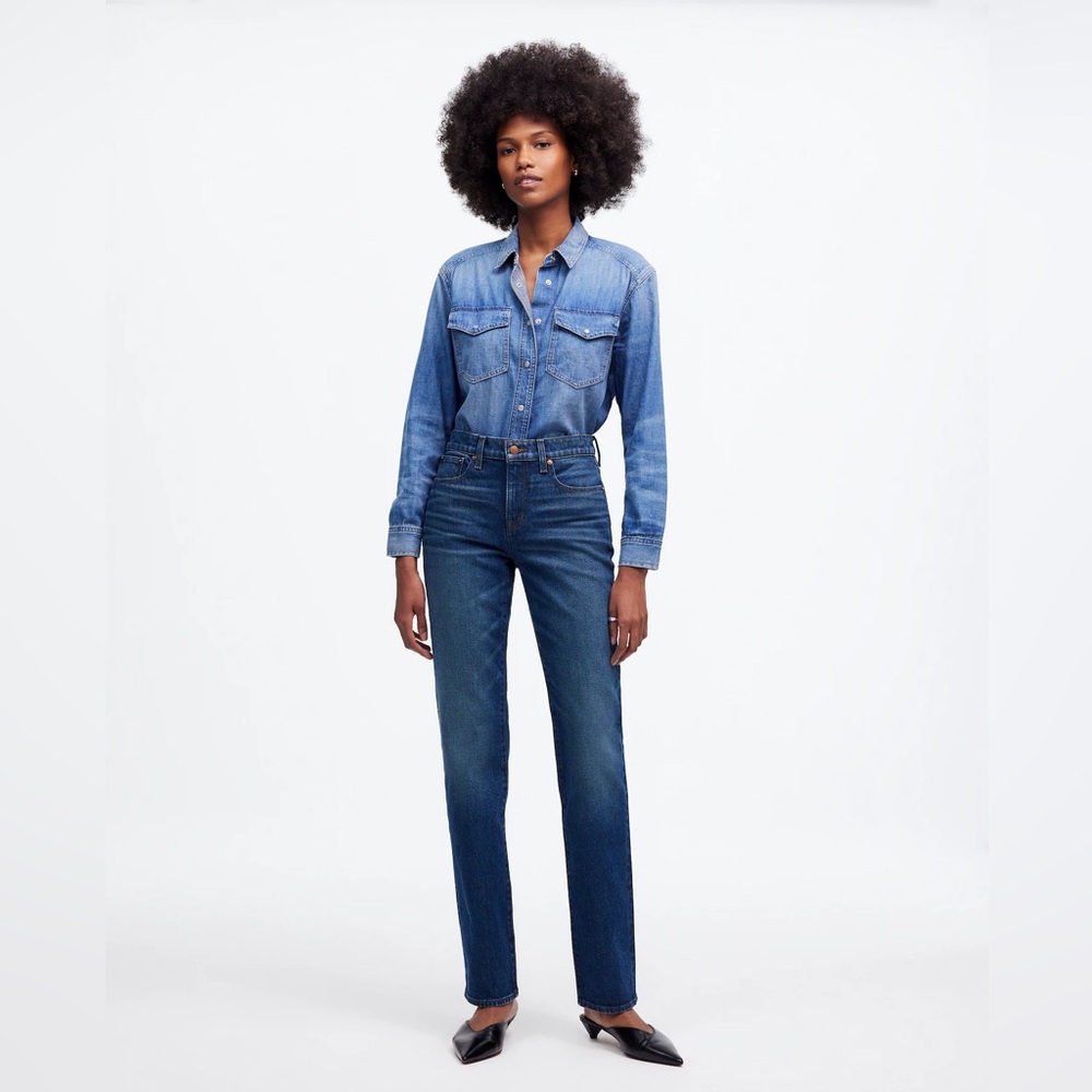 Madewell Women's Straight Leg Jeans - Blue